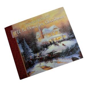 I'll Be Home for Christmas Painter of Lights Thomas Kinkade Lighted Path Book